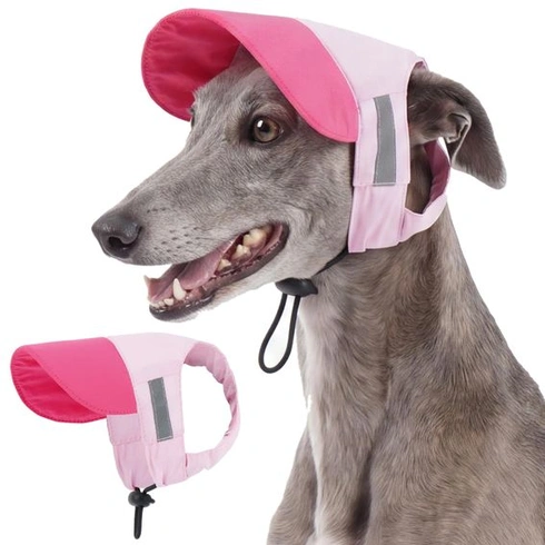 Šiltovka Kuoser Dog, baseballová čiapka s ochranou proti slnku, ružová L (obvod hlavy: 42 cm)