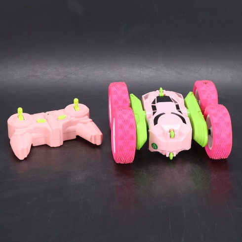 MidiVix auto na diaľkové ovládanie, 2,4 GHz obojstranné 360 ° otočné RC crawler s svetlometmi a svetlami