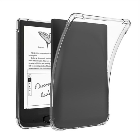 Pouzdro GIOPUEY pro Pocketbook Colour, měkká TPU zadní strana, tenký kryt, ochrana airbagem,