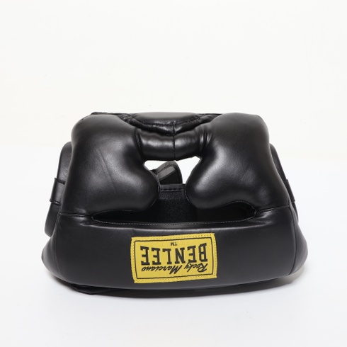 Chránič hlavy BENLEE Rocky Marciano, kompletná ochrana, čierna, veľkosť L-XL, jednoduchý