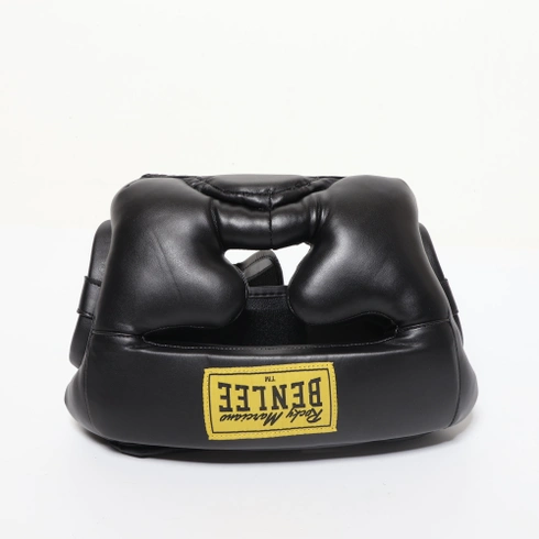 Chránič hlavy BENLEE Rocky Marciano, kompletní ochrana, černá, velikost L-XL, jednoduchý