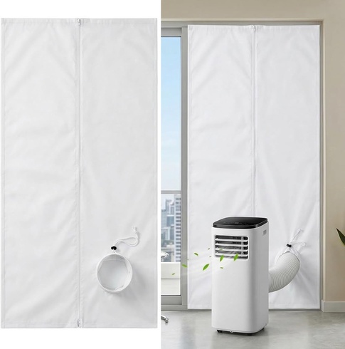 Těsnění oken s otvorem Qoosea 100 x 210 cm