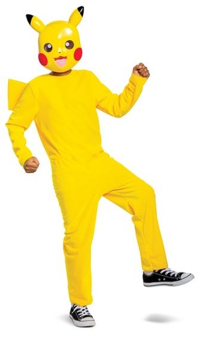 PREVLEK Maškarný kostým Pokémon Pikachu pre deti, oficiálne licencovaný produkt, vysoko kvalitné