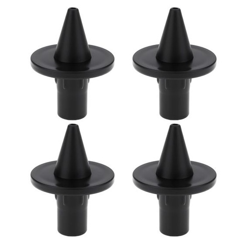 4 x zarážky na konce tyčí, 1,9 cm pre priemer 19 mm, železná tyč, cestovná, pre karavan, slnečník,