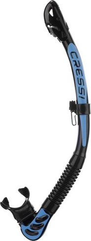 CRESSI Alpha Ultra Dry Snorkel - Suchý šnorchel na potápanie, freediving a šnorchlovanie, univerzálny