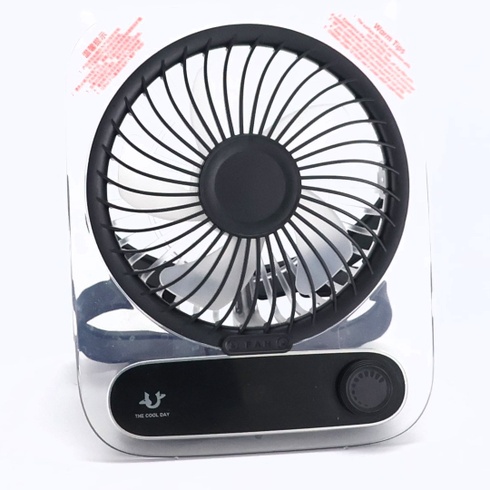 Stolný ventilátor Simpeak USB čierny tichý