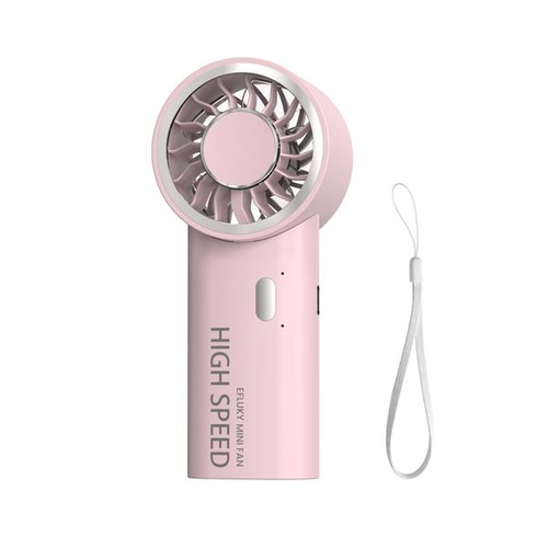 Ruční ventilátor efluky, mini vysokorychlostní ventilátor, dobíjecí přes USB s 5 rychlostními