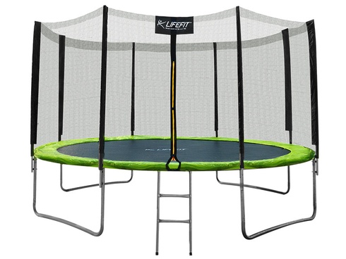 Trampolína LIFEFIT® 12' / 366cm vr.siete a schodíkov