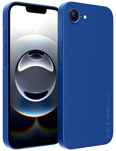 Kryt X-level pro iPhone 17e/16e, tenký 0,3 mm, modrý.