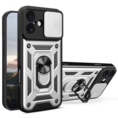 Kryt EASSGU Armor pre chytrý telefón, kompatibilný s iPhone 17 (6,3