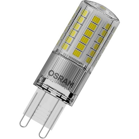 OSRAM LED žiarovka s päticou G9, studená biela (4000K), 12V nízkonapäťová žiarovka, 4,8 W, náhrada za