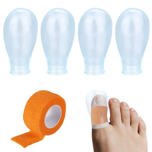 4dílné vodotěsné chrániče prstů, opakovaně použitelná manžeta na prsty, sekce D