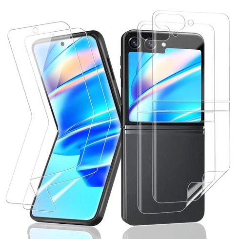 Ochranné tvrzené sklo VideoSecu pro Samsung Galaxy Z Flip 6, balení 2 kusů, HD čiré, ultratenké,