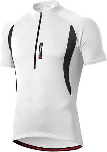Cyklistický bílý dres vel. XL Meetwee