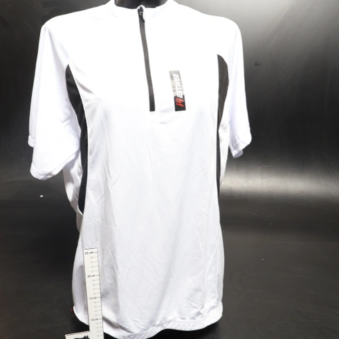 Cyklistický bílý dres vel. XL Meetwee