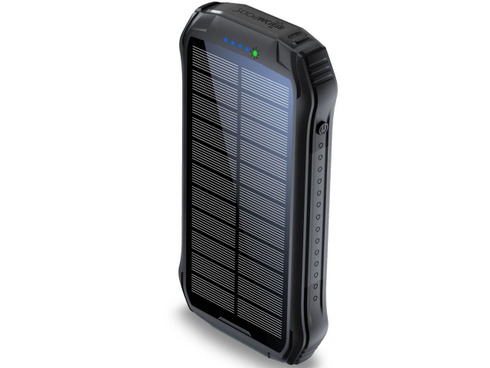 Solárna powerbanka Boompods Neutron, 10 000 mAh, čierna - B
