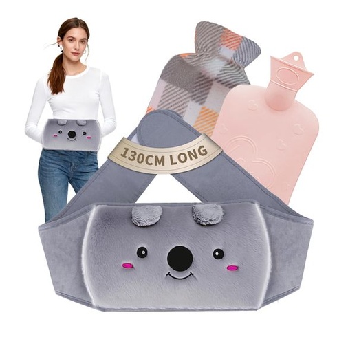Opasok na termofor 1l 130cm extra dlhý 3v1 Koala opasok na termofor Extrémne nadýchaný, vyrobený