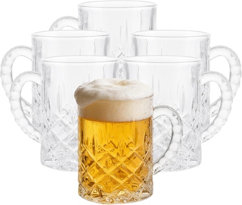 Sada pivních sklenic MIVIDE sklo 200ml 6ks