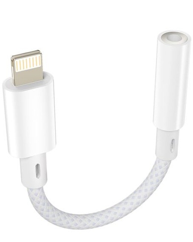 Adaptér Lightning na 3,5mm jack pro sluchátka, adaptér Aux pro sluchátka pro iPhone [certifikovaný