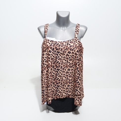 Dámske plavky RXRXCOCO leopard XL
