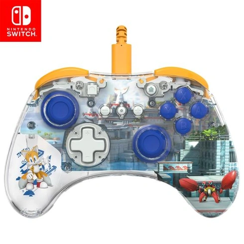 PDP REALMz Drátový LED Podsvícený Pro Controller: Ocásky pro Nintendo Switch a Nintendo Switch -