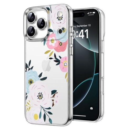 Průhledný kryt na telefon kompatibilní s iPhone 17 Pro Max 6,9 palce 2025, ultratenký silikonový
