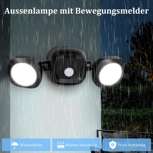 Vonkajšia lampa Toowell s detektorom pohybu