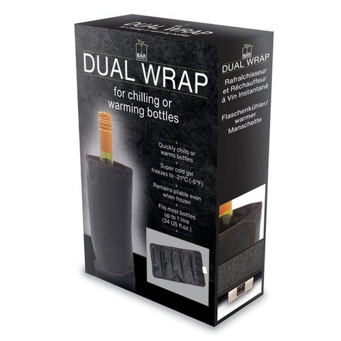 Bar Originale Dual Wrap Black - Opakovane použiteľné obaly na fľaše s horúcou alebo studenou vodou s
