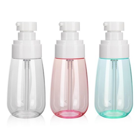 Malá znovu naplniteľná rozprašovačová fľaštička, vlasová kozmetika (Priehľadná+Modrá+Ružová, 100ml*3)