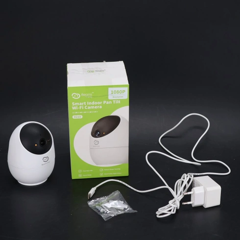 Vnitřní bezpečnostní kamera Beans View, barevné noční vidění, 360° 1080p Wi-Fi kamera pro domácí