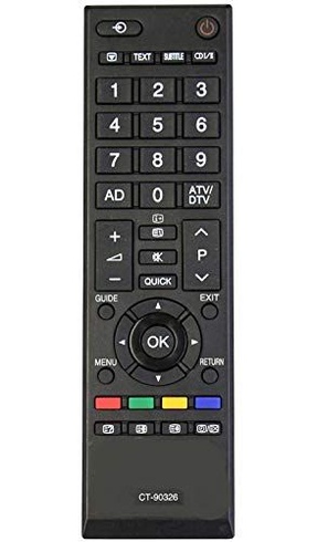 CT-90326 Náhradný diaľkový ovládač kompatibilný s Toshiba 19AV615DB CT-90329