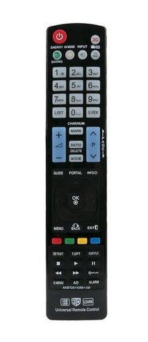 Univerzálny diaľkový ovládač Vinabty AKB72914265 s funkciou učenia, kompatibilný s LCD 3D plazmovými
