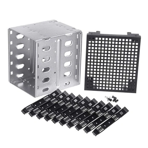 Přihrádka na pevný disk, přihrádka na pevný disk SATA z 5,25 palce na 5 x 3,5 palce, kryt pevného