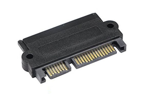 Adaptér CERRXIAN SAS 22pinový na 7pinový + 15pinový SATA pevný disk RAID s 15pinovým napájacím