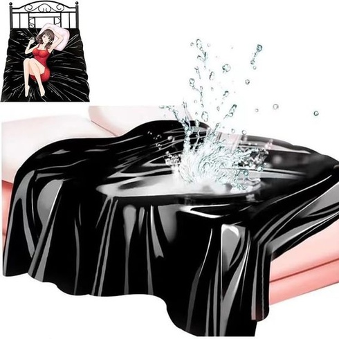 Nepromokavé erotické prostěradlo, erotické fetiš latexové prostěradlo 200x210cm, pratelné fetiš
