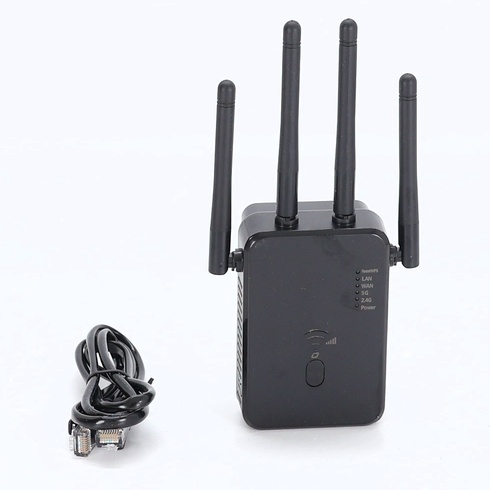 WiFi router Aenxwa čierny 7x7 cm