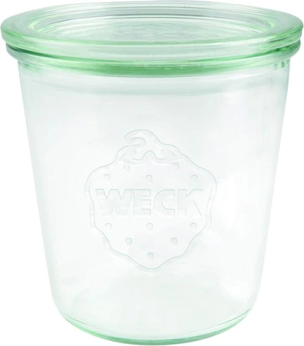 Sada 6 sklenených zaváracích pohárov Weck s objemom 290 ml (kvalitné zaváracie poháre sa