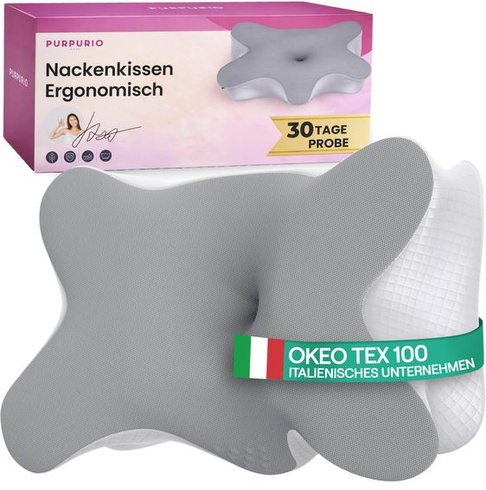 Vankúš Spine Line™ pre úľavu od bolesti krku - ergonomický vankúš z pamäťovej peny v 2 výškach s