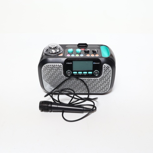VTECH Black Supersound Karaoke (VTH80-547405) Moderný štýl, elektrický, s káblom, 1 reproduktor