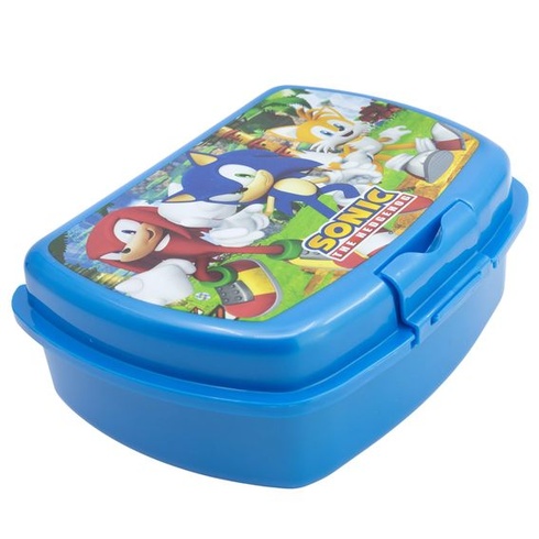 Dětský obědový box Stor Sonic The Hedgehog 1686 ml - sendvičový box s bezpečnostním zámkem, bez BPA