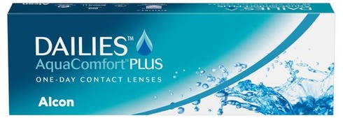 Kontaktné šošovky Dailies AquaComfort Plus Daily | 30 kusov | -1,00 dpt (1 kus, balenie po 30 ks)