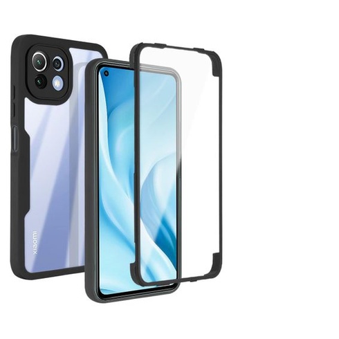 Priehľadný kryt UPLAI pre Xiaomi 11 Lite 5G NE/Xiaomi Mi 11 Lite, 360-stupňový celotelový