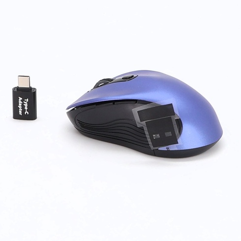 Bezdrôtová myš SABLUTE, 2,4 GHz bezdrôtová myš s nastaviteľným rozlíšením 800/1200/1600 DPI, 6