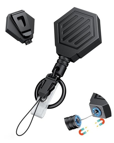 Kľúčenka Uniclife Heavy Duty s magnetickým zapínaním, 454 g, čierna - jedna veľkosť (1 balenie)