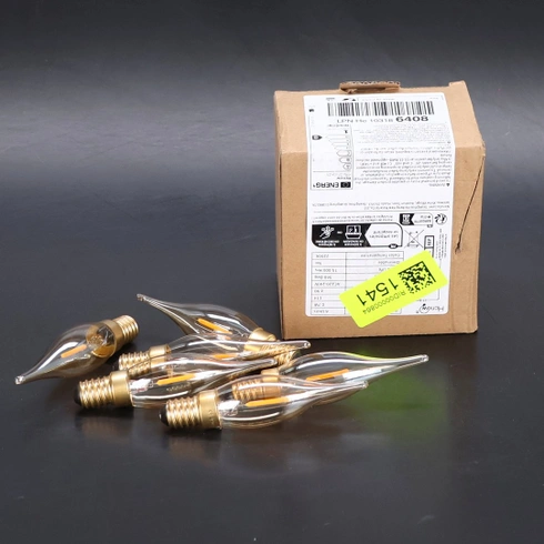 Hcnew E14 LED žiarovka sviečka retro vintage žiarovka s vláknom C22 0,7 W nahrádza 7 Watt 2200K ultra