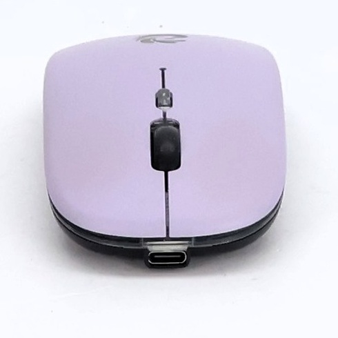 Bezdrôtová myš BQSS, 2,4 GHz s USB prijímačom, optické snímanie 1600 DPI, tiché klikanie, dobíjacia