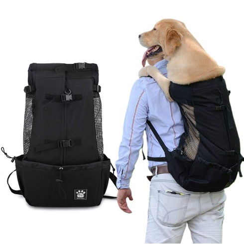 Batoh pre psov Woolala CW019 čierny veľ. XL