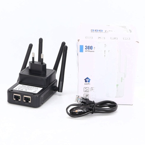 Wifi zesilovač Bfhdbdt 300 Mbit/s, bílý
