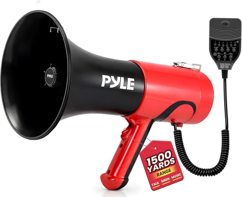 Megafon Pyle se sirénou BLUETOOTH