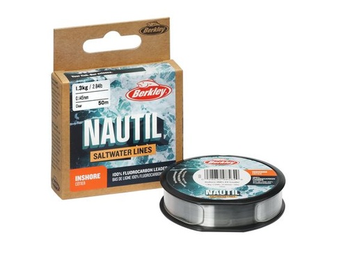 Berkley Nautil Inshore Fluorocarbon Angelschnur, priehľadný 0,22 mm | 3,5 kg | 50 m